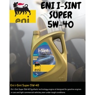Eni i-Sint Super 5W40 Fully Synthetic Gasoline Engine Oil (4L)