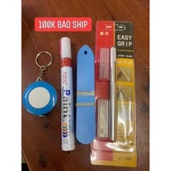 1 tape measure + 1 anti-fading paint pen + 50 name tags + 1 9-blade separator