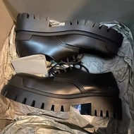 【Ready Stock】Paris Derby shoes platform heightening summer casual leather shoes men's British head s