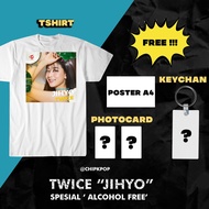 JIHYO TWICE I KAOS TWICE I KAOS KPOP I PHOTOCARD TWICE I BAJU TWICE I ALBUM TWICE I BAJU TWICE I KAO