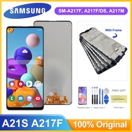6.5" Original For Samsung Galaxy A21s SM-A217F/DS A217M A217N LCD Display Touch Screen with Frame A2