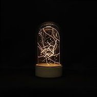 客製化禮物 生日禮物 LED原木夜燈 - 【處女座】星座耳環架