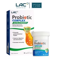 [LAC PROBIOTIC] Probiotic Complex 100 Billion CFU - Ultimate Support (30 vegetarian capsules)