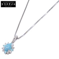 GS Stevey K18WG 帕拉伊巴碧璽項鍊，0.36克拉/T0.04克拉/D0.09克拉 - [二手]