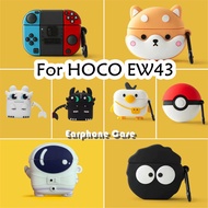 【imamura】For HOCO EW43 Case Innovation Cartoon Audio Soft Silicone Earphone Case Casing Cover