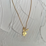 Supreme Playboy Bunny 14k Gold chain necklace