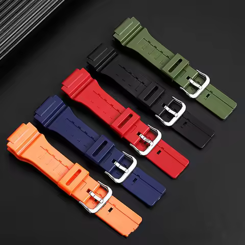 Man Wristband resin rubber Watch band MCW-200H/AE-1500/AE-1400 Smart bracelet watchband 20MM Strap M
