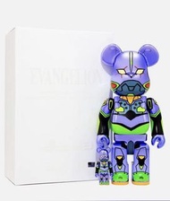 Bearbrick Eva 初號機 Chrome version