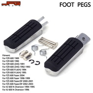 JFG Racingรถจักรยานยนต์Footrestด้านหน้าที่รองเท้าสำหรับYAMAHA TDR125 FZ6 FZR600 FZS600 XJ600 YZF600 