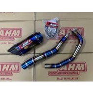 AHM Titanium Exhaust SZR & SPR Carbon Cap 32x35x51 & 35x38x51