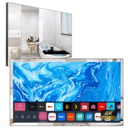 Soulaca 28 inches Mirror Vanishing Smart LED 4K TV Bathroom Television Waterproof IP65 for Watching 