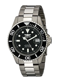 (Invicta) Invicta Men s 0420 Pro Diver Automatic Black Dial Titanium Watch