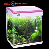 {sale} Bể cá mini để bàn MJ260 (26x17x29cm)MJ360 (36x22x27cm) bể có sẵn đèn 3 màu bộ lọc tặng kèm 01