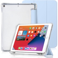 For iPad 10.2 Pen holder Case for iPad 9 8th 7th Gen 2021 Cover A2602 A2603 A2604 A2605 A2197 A2198 