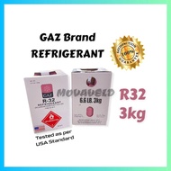 R32 Refrigerant Gas 3kg Aircond Air Conditioner Air Cond Gas ICELOONG ICE LOONG Mini Gas R134a R410A R22 R290 R507 R404A