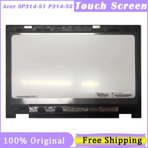 14 Inch Touch Screen For Acer Spin 3 SP314-51 sp314-52 N17W5 LCD Display Digitizer Assembly with Fra
