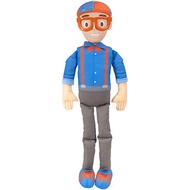 Blippi Bendable Plush Doll, 16” Tall Featuring SFX - Squeeze The Belly to Hear Classic catchphrases