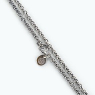 [North Works] Classic Silver Medal T Chain T-Chain T-Buckle 925 Chain/Necklace Everyday Versatile 92