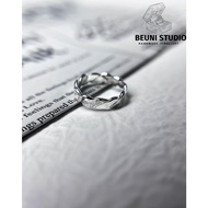 BEUNI HANDMADE PREMIUM 999 SILVER RING ANTIRUST NO ALLERGIC WATER PROOF WITH 999 MARK 999 SILVER