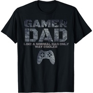 Funny Father Dad Daddy Husband Gift Tshirt Gamer Dad Gift Unisex T-Shirt