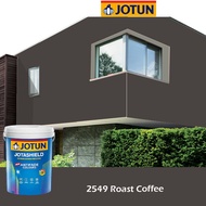 SINAR JOTUN 2549 ROAST COFFEE 5 LITER JOTASHIELD ANTIFADE TOUGH SHIELD EXTERIOR WALL PAINT/ CAT DINDING LUAR RUMAH