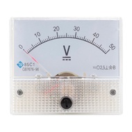 [whfashionkk] DC 0-20V 0-500V Analog Panel Voltage Gauge Volt Meter 85C1 2.5% Error, Embedded Instal