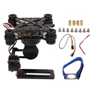 toshwsg Brushless 3 Axes Camera Stabilizer CNC Aluminum Alloy Lightweight for FPV Spare Parts Black
