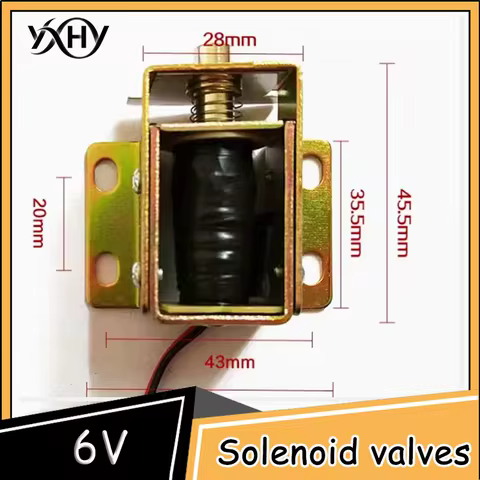 1pcs Safe Solenoid Valve Suction Electronic Password Safe Accessories 6V Electronic Door Lock Univer