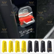 4 Pieces Car Door Lock Sound Absorption Buffer Shock-Proof Pads Deadener Damper Noise Reducer