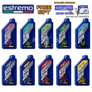 (FREE STICKER) ESTREMO MOTOR ENGINE OIL HEATPRO/MOTOMAX 10W40/10W50/15W50/20W50 MINYAK HITAM ESTREMO