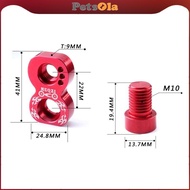 [PETSOLA] Bike V Brake Extend Converter 20inch-451 Aluminum Frame V Brake Adapter Red