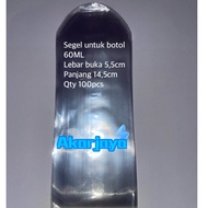 60ml fliptop bottle seal plastic, shrink plastic