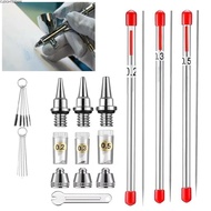 CLEIGHTEEN8H Airbrush Spare Parts, 0.2/0.3/0.5mm Needle Replacement Airbrush Nozzle Needle, Airbrush