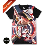 Summer Boboiboy Supra T-Shirt Boboiboy T-Shirt Cartoon Series Children's Fashion Short Sleeve