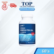 LAC Primax Omega Fish Oil + Coq-10- 60's