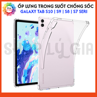 Ốp lưng trong suốt chống sốc cho Samsung Galaxy Tab S9 / S9 FE/ S9 Plus / S9 Ultra/ S8 / S7 FE / Tab