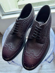 [全新] Boss Hugo Boss ‘Kentio’ 暗紅高級皮鞋 (US 9)