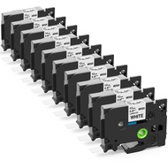 Labelife 10-Pack Replacement for Brother P Touch Label Tape TZe-231 TZe TZ Label Maker Tape 12mm 0.4