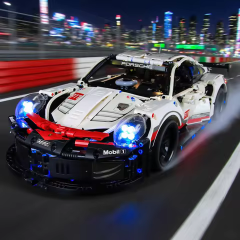 (Not Include Building Blocks) LED Light For LEGO 42096 Technic Porsche 911 RSR DIY Decorative Lamp W