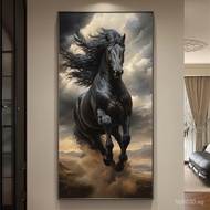 Corridor Decorative Painting Hanging Painting Aisle Entrance High-end Office Mural Modern with Light