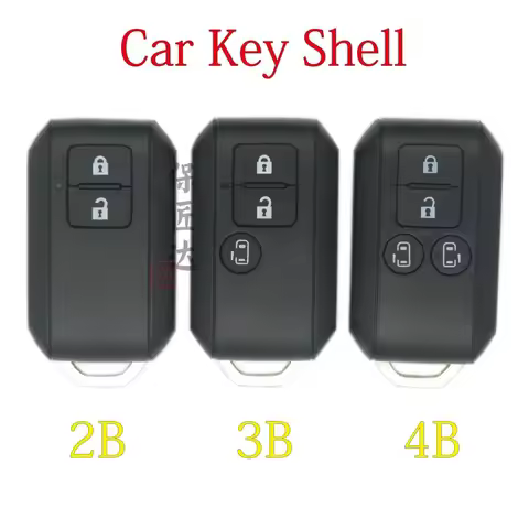 Car Fit Swift Wagon R Spacia Jimny Sierra Silicone 2 3 4 Button Remote With Blade
