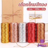J.B Color Thread 1.5mm DIY Tag Hanging rope Bracelet Wedding Decoration Lottery Wrapping Christmas T