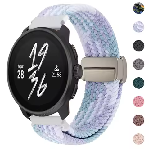 Elastic Braided 20mm 22mm Watch Strap for SUUNTO RACE S/Ocean Replacement Nylon Bracelet SUUNTO 5 9 
