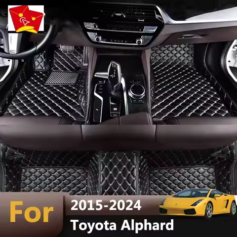 For Toyota Alphard Vellfire 30 40 RHD 2015 to 2024 AH30 AH40 Car TPE Mat Waterproof Car Floor mats c