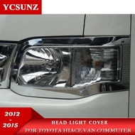 2012-2015 Head Lights Cover For Toyota Hiace Commuter Van 2012 2013 2014 2015 Accessories Exterior P