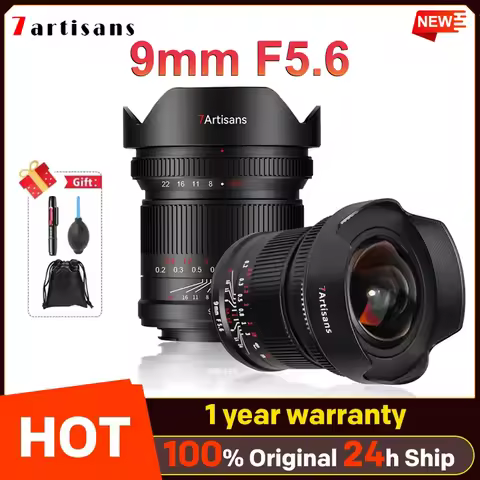 7Artisans 7 artisans 9mm F5.6 Full-Frame ultra-wide-angle prime Lens DSLR Mirrorless Camera for Sony