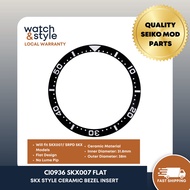 CI0936 SKX007/SRPD Flat Ceramic Bezel Insert - SKX Style