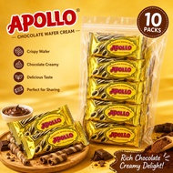 10pcs Apollo Wafer Stick Wafer Chocolate / Crispy Chocolate Wafer Sticks Snackboy