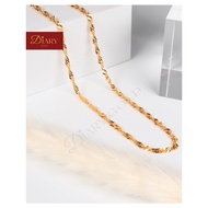 916/22K Necklace  Spiral YELLOW GOLD