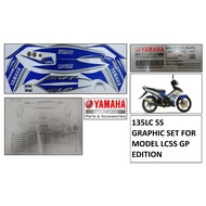 (100% ORIGINAL YAMAHA) 135LC 5S SP EDITION GRAPHIC SET (55C-FG000-04-P2)